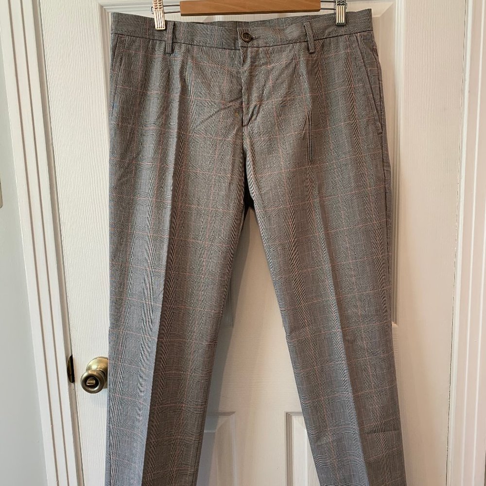 United Colors of Benetton Cotton Glen Plaid Pants